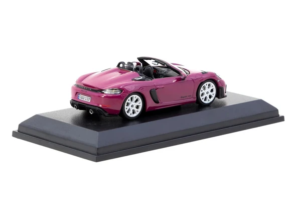 Minichamps X Tarmac Works 1/64 Porsche 718 Spyder RS Ruby Star Neo - COLLAB64 - 3