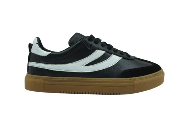 Bağcıklı Günlük Bayan Spor Ayakkabı Siyah15 FLOOR 3040