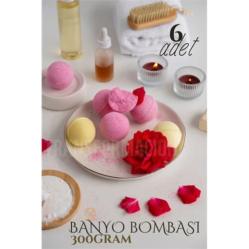 Banyo Bombası Jakuzi Küvet Banyo Bombası Topu 6 adet 300 Gr