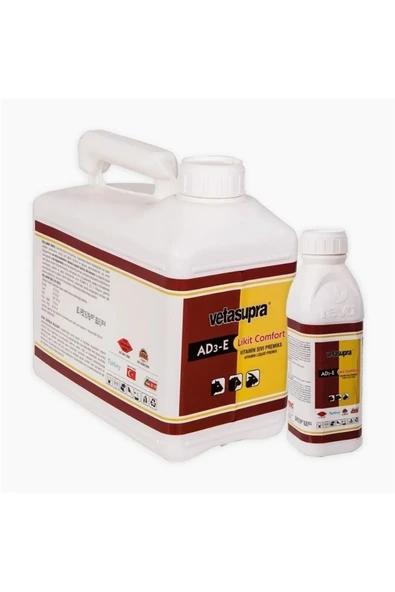 Hs Tarım Vetasupra Ad3-e Likit Comfort Hayvanlar Için Yem Katkı 5 Litre - Resim 3