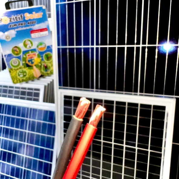 2 Adet 25 Mm2 Akü Paralel Bağlantı Kablosu 150 Cm Pabuçlu - 4