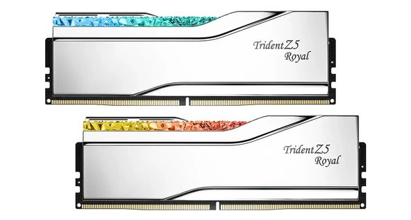 GSKILL TZ5 Royal Silver RGB DDR5-6000Mhz CL28 64GB 2X32GB DUAL 28-36-36-96 1.40V