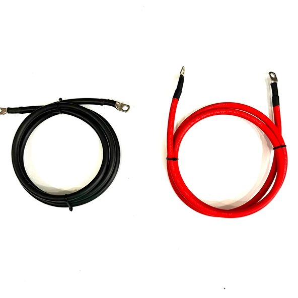 2 Adet 25 Mm2 Akü Paralel Bağlantı Kablosu 150 Cm Pabuçlu