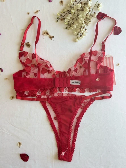 Loce socret Dantelli Sütyen Ve Tanga Bralet Takim - Şık Kadin iç Giyim, Rahat Ve Zarif - 4