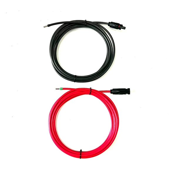 Mc4 5+5 Mt Yüzüklü Solar Kablo 6 Mm Panel Regületör Arası Kablo - 2