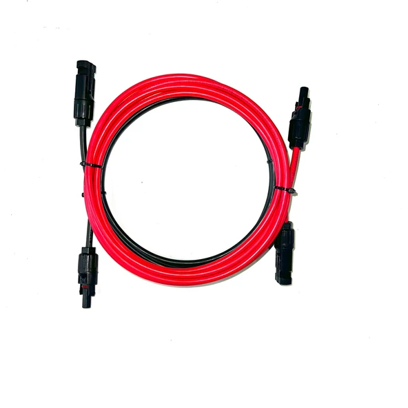 3+3 Metre Çift Taraflı Mc4 Konnektörlü Kablo 6 Mm - 4