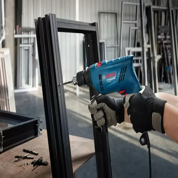 Bosch GSB 600 Darbeli Matkap + 100 Parca Aksesuar Seti - 3