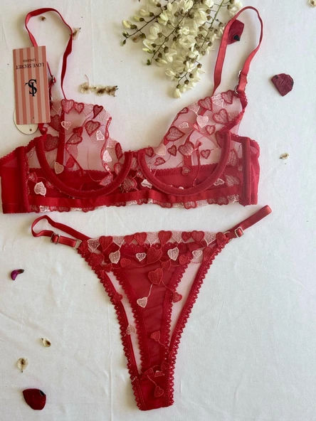 Loce socret Dantelli Sütyen Ve Tanga Bralet Takim - Şık Kadin iç Giyim, Rahat Ve Zarif