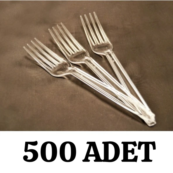 Eko Plastik Çatal 500'lü Plastik Çatal Kullan At