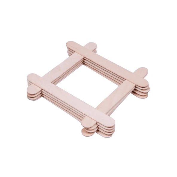 Abeslang 4 Kutu 100'lü Tahta Dil Basacağı Ağda Spatulası Ahşap Çubuk - 2