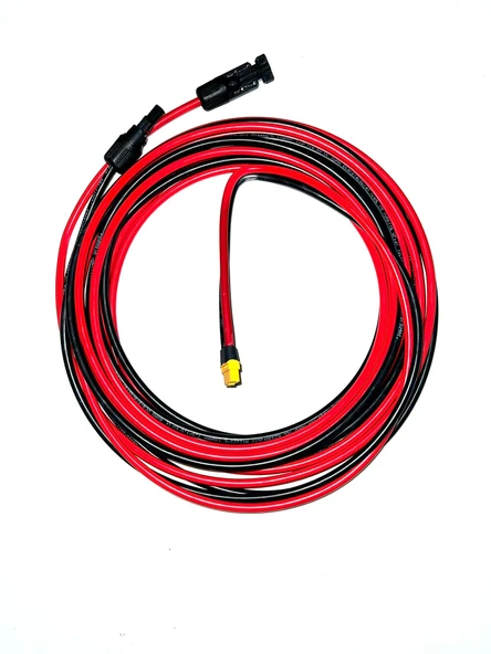 Sunpro XT60  Mc4 Konnektör Güneş Paneli Şarz Kablosu 10 Metre EcoFlow - 5