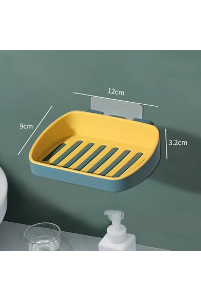 Çift Katmanlı Duş Sabunluk Kendinden Yapışkanlı 1 Adet - 8