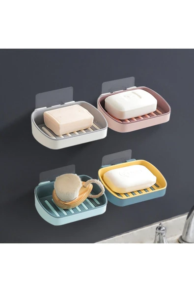 Çift Katmanlı Duş Sabunluk Kendinden Yapışkanlı 1 Adet - 3