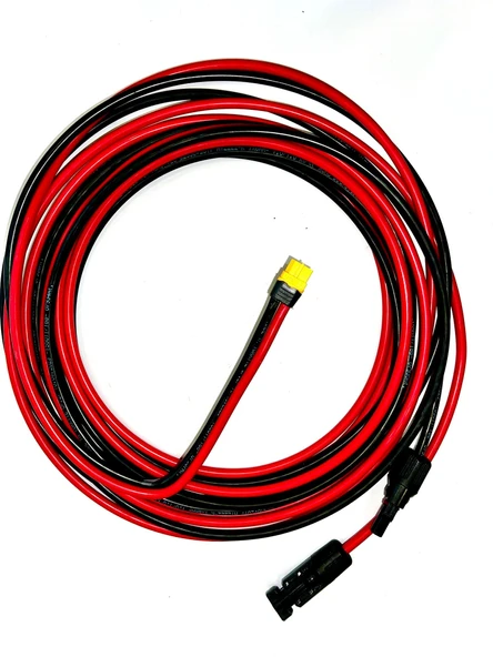 Sunpro XT60 Mc4 Konnektör Güneş Paneli Şarz Kablosu 5 Metre EcoFlow - 2