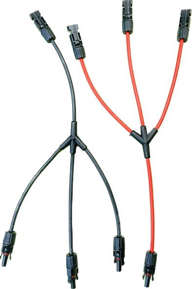 3 Lü MC4 Solar Konnektör 3 İn 1 Kablolu Paralelleme Y Branç - 3