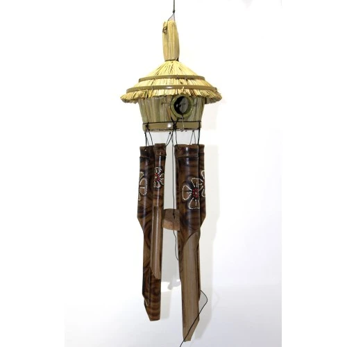 Hasır Kuş Yuvalı Bambu Çan 50 cm ürün görseli