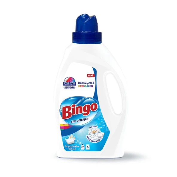 Bingo Sıvı Deterjan Beyaz Sabun 1755 Ml