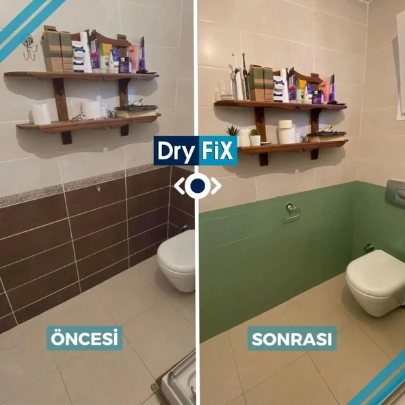 DryFix Fayans Boyası 1 Kg Beyaz - 6