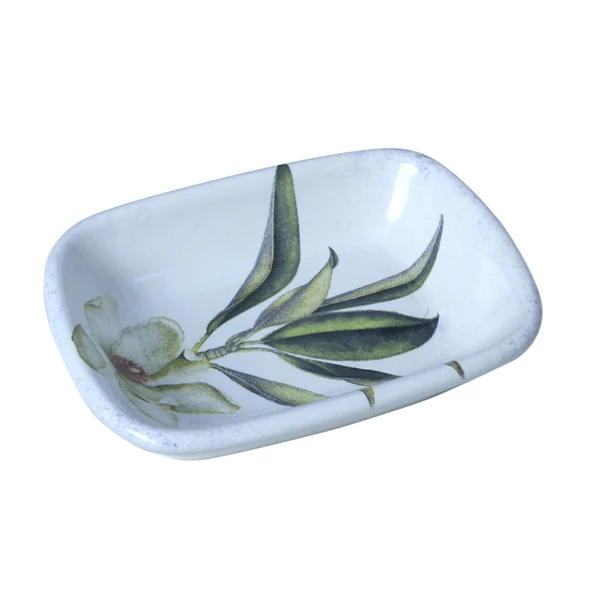 Keramika Zambak Kayık Tabak 13 Cm
