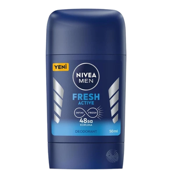 NIVEA MEN Erkek Stick Deodorant Fresh Active 50 Ml