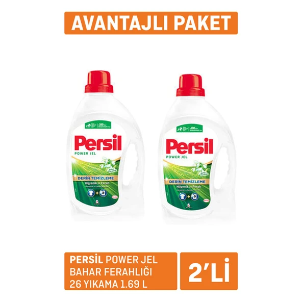 Persil Power Jel Bahar Ferahlığı 26 Yıkama 1.69 L