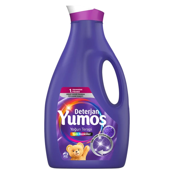 Yumoş Sıvı Deterjan Yoğun Terapi Tüm Renkliler İçin 2520 ml