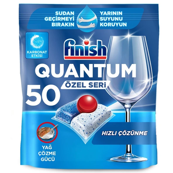 Finish Quantum Özel Seri 50'li Bulaşık Makinesi Tableti 520 G
