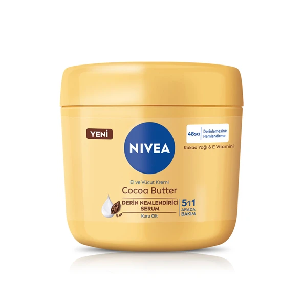 NIVEA El ve Vücut Bakım Kremi Cocoa Butter Kuru Cilt 400ml