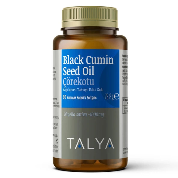 Talya Çörekotu 60 Softgel 1000 Mg