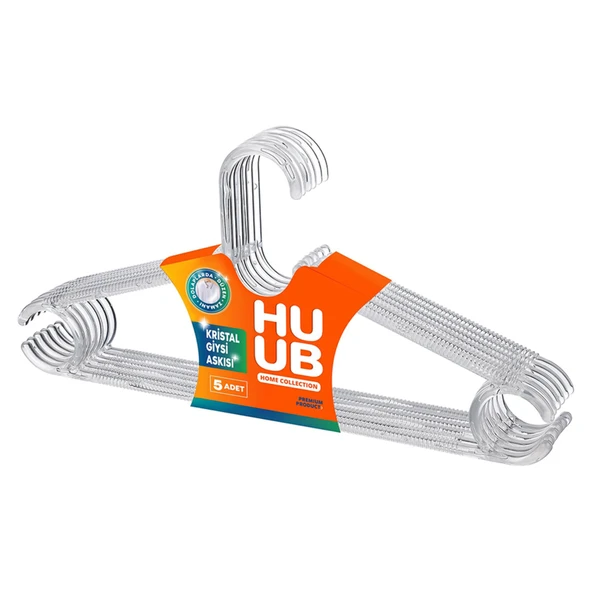 Huub Kristal Giysi Askısı 5'li