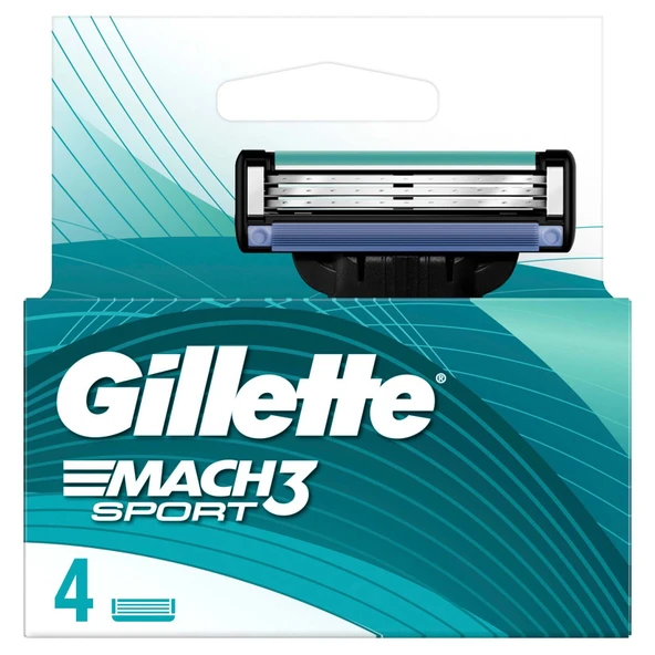 Gillette Mach3 Start Yedek Tıraş Bıçağı 4 Adet