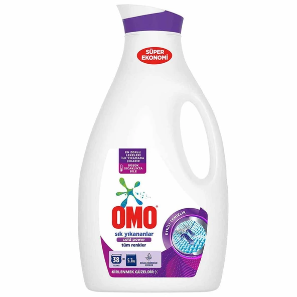 Omo Sıvı Sık Yıkananlar 38 Yıkama 2.470 Ml