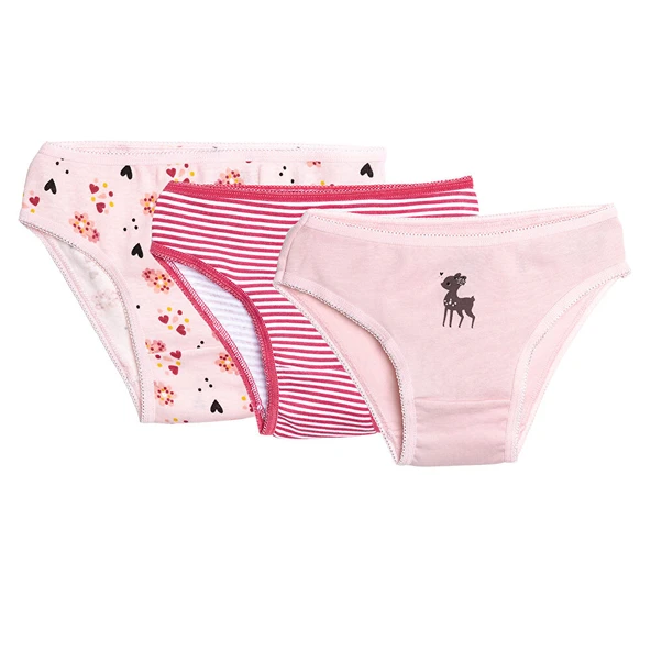 Kız Bebek 3'lü Slip Külot
