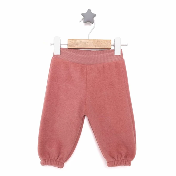 Kız Bebek Polar Pantolon Lastikli Paça