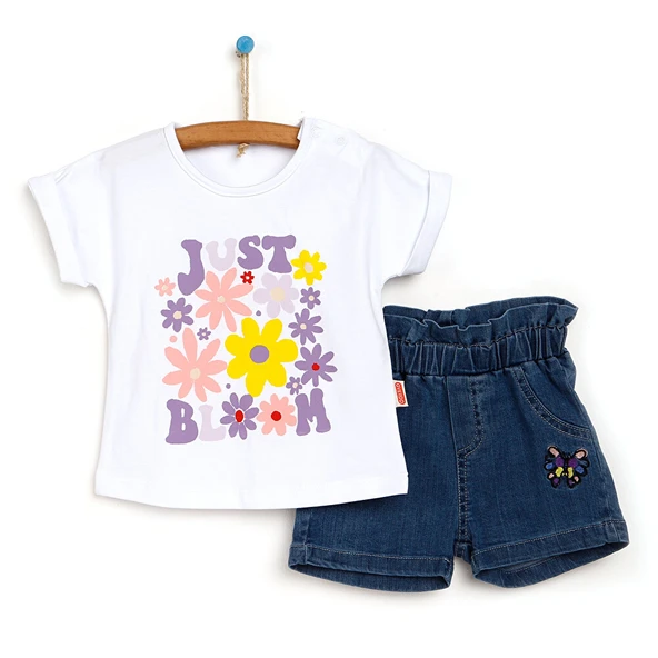 My Sunshine Tshirt-Şort Kız Bebek