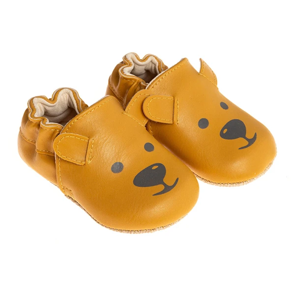 Kahve Ayı Desenli Patik Unisex