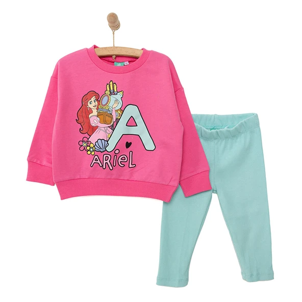 Prenscess Kız Sweatshirt - Tayt Kız Bebek