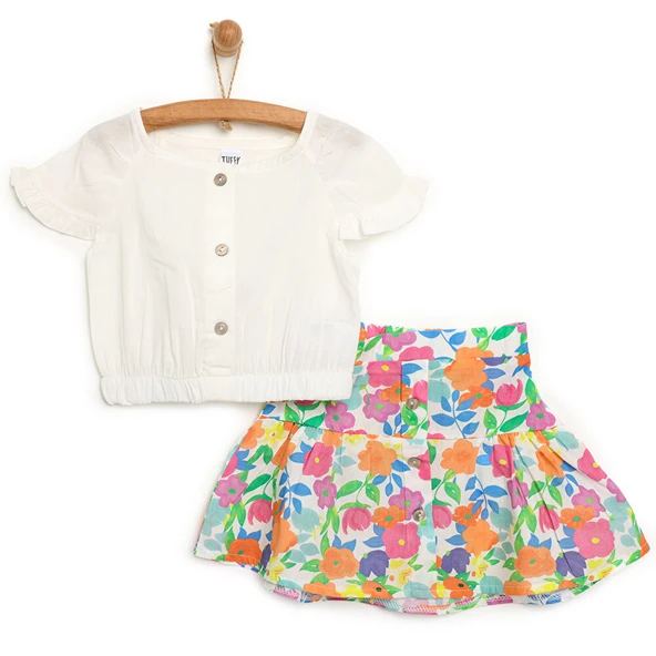 Summer Party Bluz-Etek Kız Bebek