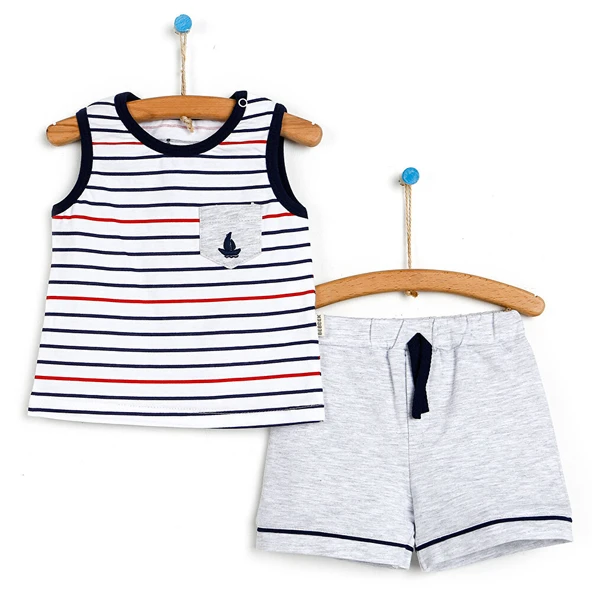 Little Marine Atlet-Şort Erkek Bebek