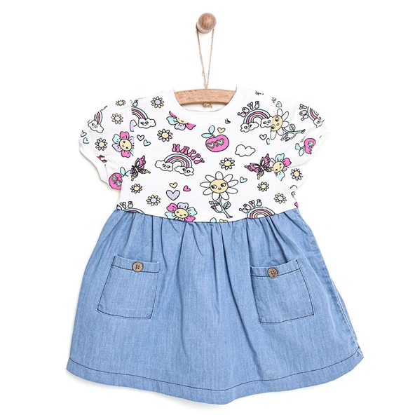 Flower Power Elbise Kız Bebek