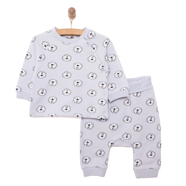 Yenidoğan Zıbın-Rahat Bel Patiksiz Alt 2li Takım Unisex