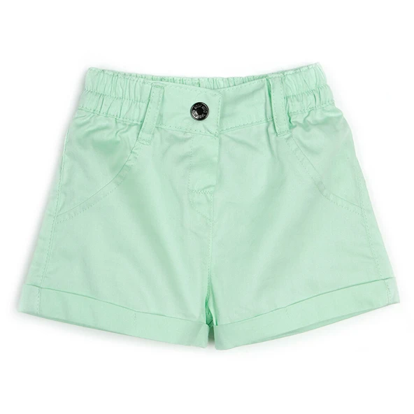 Basic Kız Bebek Mint Şort Şort Kız Bebek