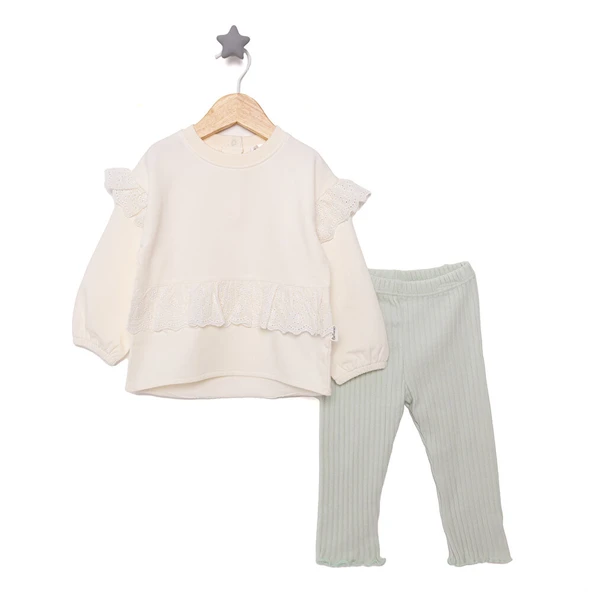 Little Lady Kız Sweatshirt - Tayt Kız Bebek