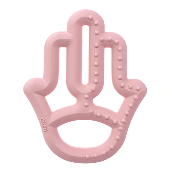 Silikon Diş Kaşıyıcı Annenin Eli Pembe