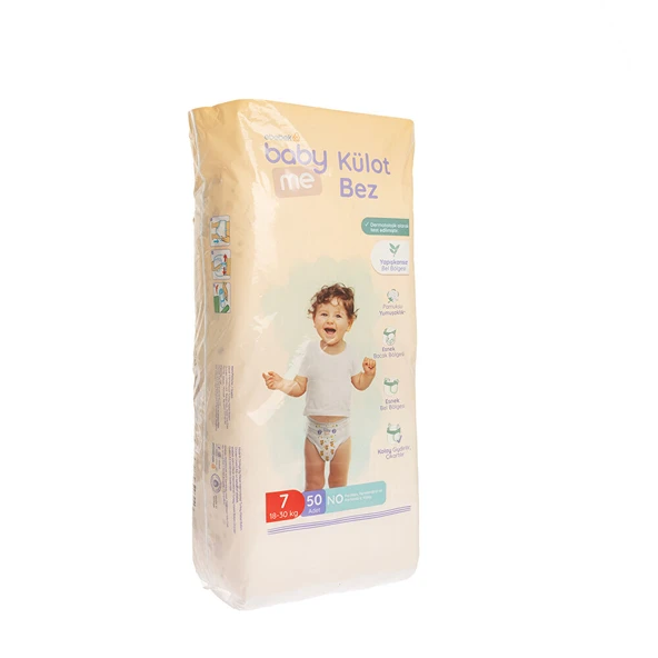Külot Bez XXLarge 7 Numara 18-30 kg 50 Adet