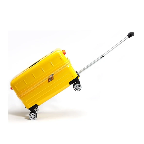 Travel Buddies Bin ve Seyahat Et Okul Otobüsü Bavul Sarı