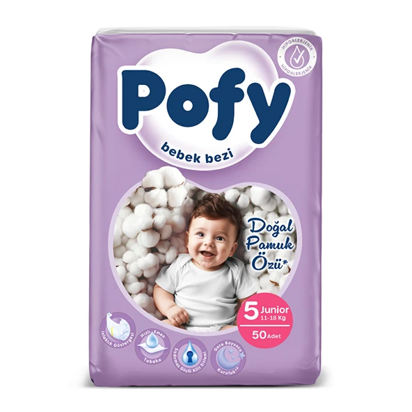 Junior 5 Numara Bebek Bezi 11-18 kg 50 Adet