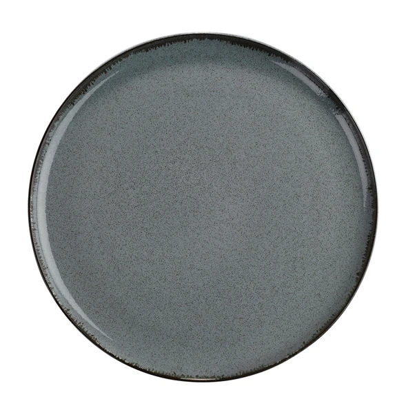 Kütahya Porselen Moderna 27Cm Tabak Mavi/Gri/Tarçın