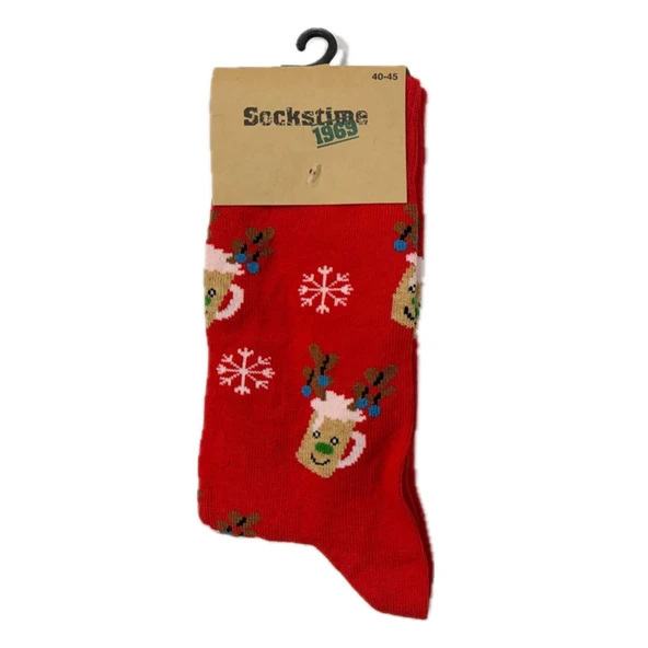 Sockstime Desenli Erkek Çorap