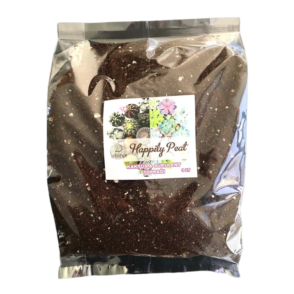 İyibahçe Happily Peat Kaktüs - Sukulent Toprağı 3 L